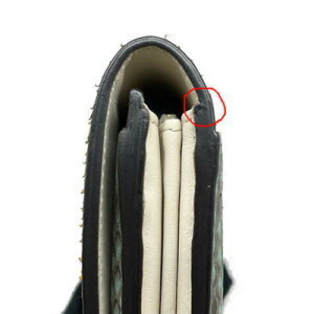 Gucci Continental Wallet Python Leather Bifold Lo… - image 6